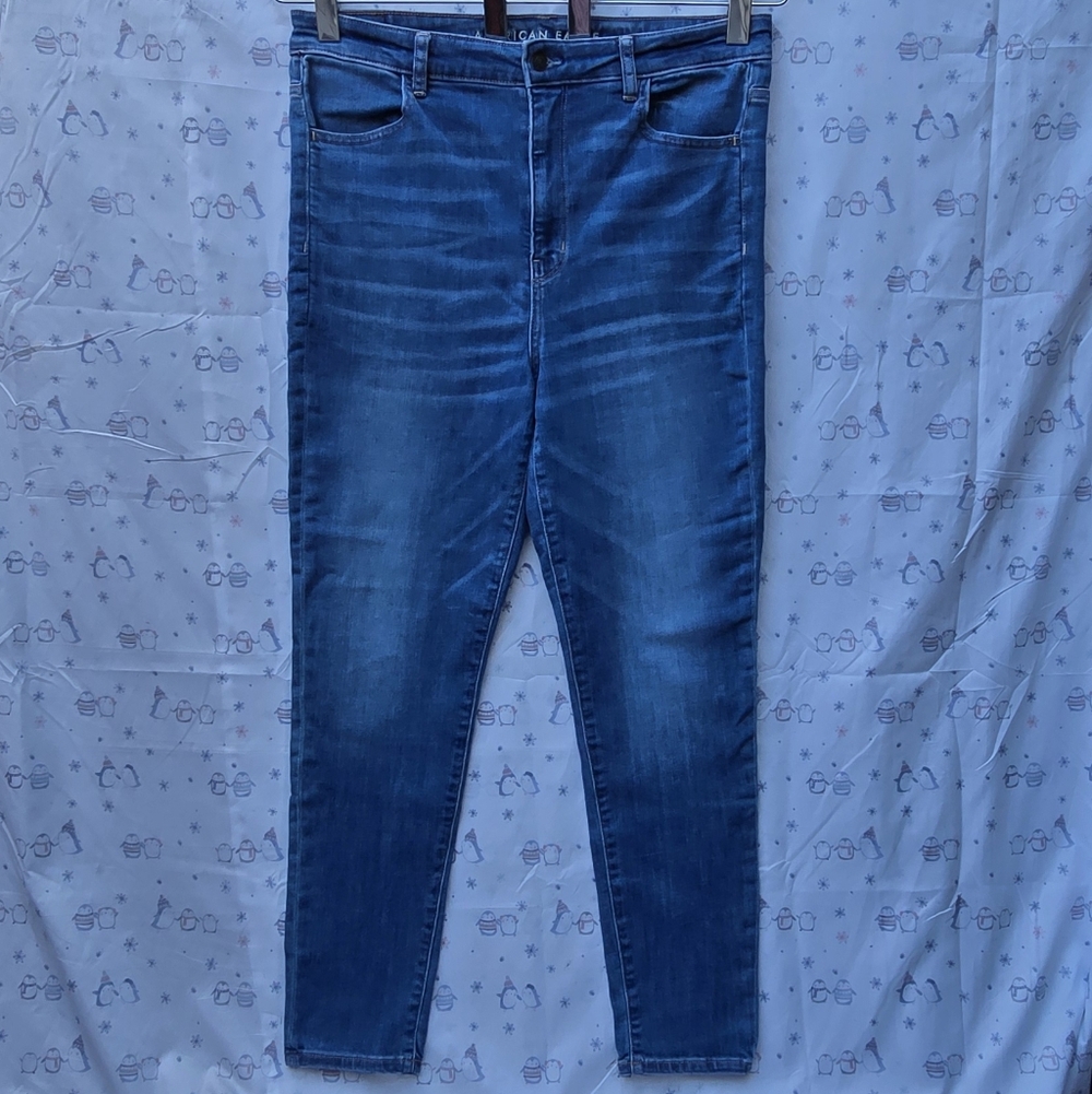 American Eagle SupperStretch, Highest RiseJegging LightBlue Skinny Jeans.